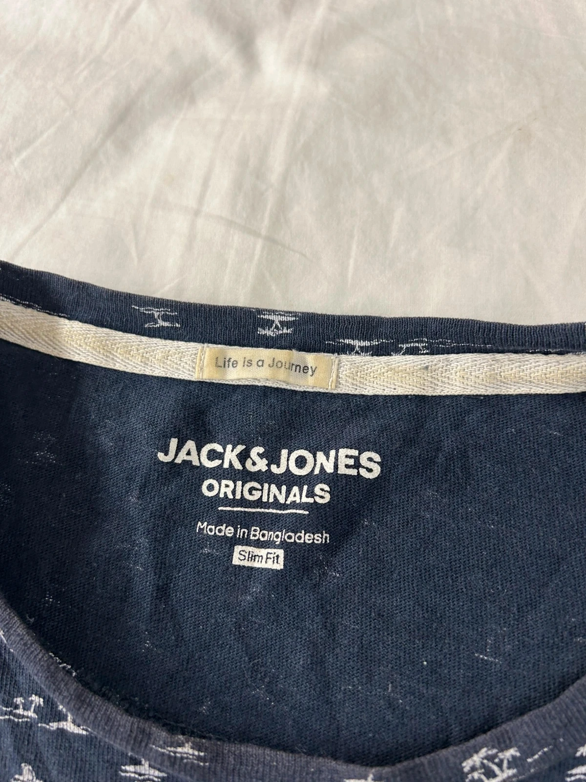 Camiseta con estampado Jack & Jones azul marino talla M – photo 4